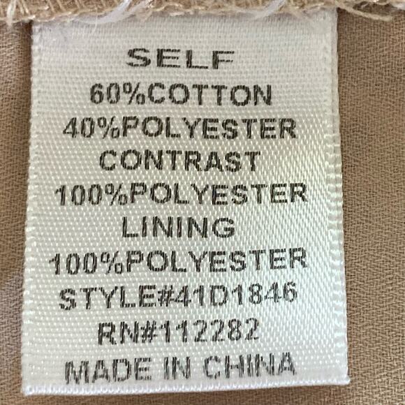 Greylin Cream Lace Overlay Sleeveless Shirt Dress Sheath Size M Wedding Guest - Picture 8 of 9